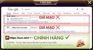 Xác minh tài khoản Sunwin