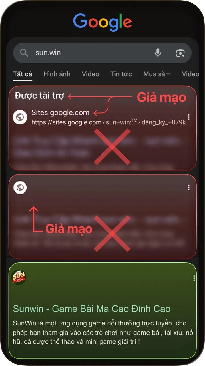 Xác minh tài khoản Sunwin